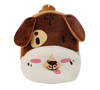 Sac à dos mignon pour tout-petits garçons zoo animal peluche petit sac à bandoulière enfants crèche maternelle sac de voyage Noël anniversaire pour enfants de 1 à 3 ans sac banane pour enfants, D