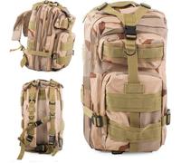 Sac à dos militaire BW de randonnée, sac à dos de combat kaki désert, trekking, camping, Bundeswehr, 30 L