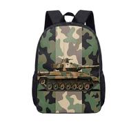 Sac à dos militaire camouflage de 43,2 cm, sac d'école imprimé camouflage numérique pour garçons et adolescents, sac à dos pour ordinateur portable de qualité supérieure, 01, L, Classique