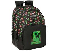 Safta Minecraft 20l 32x42x15 Cm Backpack Noir Enfants
