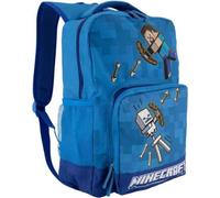 MINECRAFT Sac à dos école primaire, sac à dos d'école, gadgets originaux, bleu clair, bleu ciel