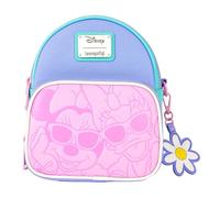 Sac Ã dos mini fille Loungefly Disney - Daisy Duck & Minnie Mouse Convertible Bleu 17x10x20 cm