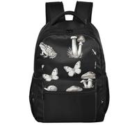 Sac à dos minimaliste avec doublure en peau de pêche pour adolescents | Goblincore Dark Academia Mori Kei Alternative Esthétique