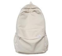 Sac à dos moderne simple,Sacs d'école à la mode de couleur unie - Sac d'école étanche pour étudiants universitaires pour livres, papeterie, bouteilles d'eau pour ordinateur portable 14 pouces