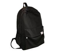 Sac à dos moderne simple | Sacs d'école à la mode de couleur unie | Sac d'école étanche pour étudiants universitaires pour livres, papeterie, bouteilles d'eau pour ordinateur portable 14 pouces