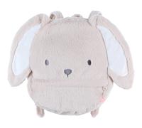NOUKIE'S - Sac à dos Veloudoux - A partir de 10 mois - Bretelles ajustables - Cadeau de naissance - Moka le lapin