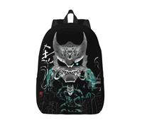 Sac à dos Monstre n° 8 Anime Manga pour hommes, femmes, adolescents, etudiants, randonnée, voyage, science-fiction, ordinateur portable, sac à bandoulière Noir