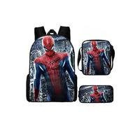 Sac à dos - motif de face Spider - Man en 3D, noir - 42×12×29 cm