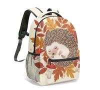 Sac à dos motif grenouille champignon 40,6 cm imprimé sur toute la surface du sac d'école motif forêt fantaisiste pour enfants filles femmes sac à dos pour ordinateur portable, 09, L, Décontracté