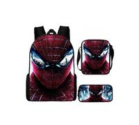 Sac à dos - Motif Spider - Man à tête large, noir - 42×12×29 cm