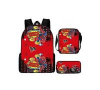 Sac à dos - Motif Spider - Man aux lettres cartoon noir - 42×12×29 cm