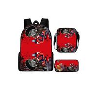 Sac à dos - motif Spider - Man cartoon rouge - 42×12×29 cm
