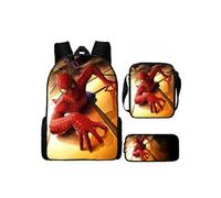 Sac à dos - Motif Spider - Man vu du dessus, noir - 42×12×29 cm