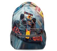 Sac à dos Motorcore à imprimé cinétique - Design Racing Intense pour Style Urbain et Lifestyle Dynamique, Unisexe, Grand Format