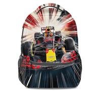 Sac à dos Motorcore à imprimé cinétique - Design Racing Intense pour Style Urbain et Lifestyle Dynamique, Unisexe, Grand Format