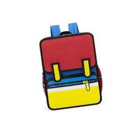 Sac à dos multifonction pour garçons et filles, style dessin animé, sac d'école maternelle pour l'école et les aventures en plein air, Rouge, One Size