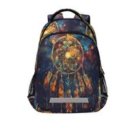 Sac à dos Mystique Dreamcatcher pour enfants, sac d'école, sac à dos d'étudiant, sac à livres pour garçons et filles, sac décontracté, Attrape-rêves mystique, Taille unique