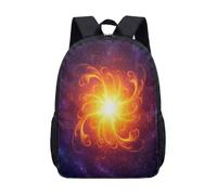 Sac à dos mystique imprimé soleil lune constellation 43,2 cm ciel nocturne céleste illustration vintage sac d'école pour enfants adolescents, 12, L, Minimaliste