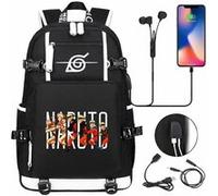 Sac à Dos Naruto pour Garçon et Filles (SD2136) 30*15*47 cm Noir G