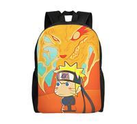 Sac à dos Naruto Uzumaki pour adolescent, cartable en toile, unisexe, HXN2103 Noir