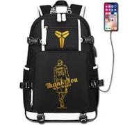 Sac à Dos NBA Kobe pour Garçon et Filles (SD2121) 30*15*47 cm Noir G