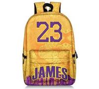 Sac à Dos NBA LeBron James pour Enfants Cadeaux pour Garçon (SD1173) 28*14*47 cm Jaune Jaune G