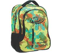 Sac À Dos Nerf Camouflage 46 Cm ? 2 Compartiments Zippés Multicolore TU
