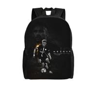 Sac à dos Neymar Jr. pour adolescent, cartable en toile, sac à dos pour ordinateur portable, unisexe - HXN2291 Noir