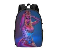 Sac à dos Nicki Minaj pour homme, femme, adolescent, résistant à l'eau, décontracté - CASE1103 Noir