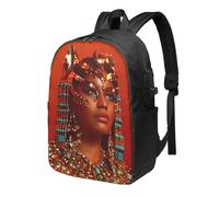 Sac à dos Nicki Minaj pour homme, femme, adolescent, résistant à l'eau, décontracté, compatible avec ordinateur portable avec port de chargement USB, cartable de 43 cm pour voyage, Noir