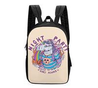 Sac À Dos Night Party Cartable Tendance Daypack Ordinateur Portable Backpack pour Camping Scolaire Randonnée