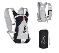 Sac à dos de course - NILS CAMP - 10L - Waterproof - Nylon léger - Noir - Bretelles réglables