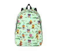 Sac à dos Noodle & Pals Micro Super Simple Cadeau École Randonnée Voyage Comptines Herbe Sac à dos Hommes Femmes Collège Sac à bandoulière Noir