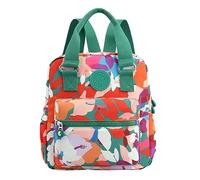 Sac à dos nylon femme pour études quotidiennes léger imperméable compartiment ordinateur portable design élégant urbain confortable maintien polyvalent usage scolaire et professionnel (C, One Size)