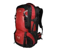 OcioDual Sac a Dos Randonnee 60L Rouge, Sac Randonnée, Voyage Imperméable Léger, Sac de Voyage Cabine Pliable, Sac a Dos Homme Montagne Trekking, Kit Survie Guerre