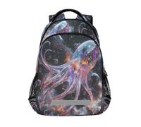 Sac à dos Octopus Ciel étoilé pour enfants Sac d'école Sac à dos étudiant Sac à dos pour garçons et filles Sac décontracté, Octopus Ciel étoilé, Taille unique