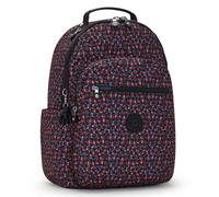 Sac À Dos Ordinateur Kipling Seoul Happy Squares 15 Pouces 27 L Waterproof Noir / Bleu / Marine / Bleu TU