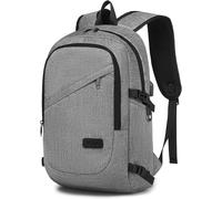 Sac À Dos Ordinateur Portable 15,6 Pouces Imperméable Antivol Avec Port Usb, Sac À Dos Pc Portable Voyage Affaires Collège Pour Homme Femme - Gris Gris