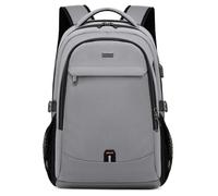 Sac à Dos Ordinateur Portable 17 Pouces Homme Fonctionnel Sac à Dos PC Portable avec USB Charging Port Couverture résistant à l’eau Imperméable Antivol pour Collège Affaire Scolaire Voyage