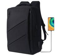 Sac à Dos Ordinateur Portable 17 Pouces, Sac à Dos Homme Femme Imperméable avec USB Charging Port, Sac à Dos Voyage Loisir Travail