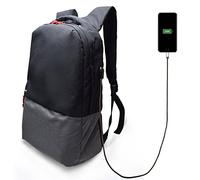 Ewent Sac à Dos Ordinateur Portable, Sac a Dos jusqu'à 17,3",5 Compartiments,Pour Homme Femme,Avec chargeur USB,Sac à dos travail/école,Imperméable,Sac à dos pour PC/Notebook,Voyage, Cadeau unisexe