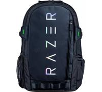 Razer Rogue V3 Backpack (15.6") - Sac à Dos de Voyage Compact (Compartiment pour Ordinateur Portable jusqu'à 15 Pouces, résistant à l'usure, Housse extérieure en Polyester) Noir/Chroma