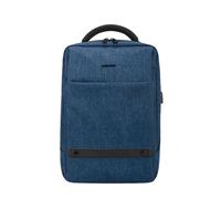 Sac à dos Ordinateur Portable - Textile - Double Compartiment - Taille Grande - Couleur Dark Blue
