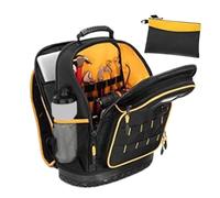 Sac À Dos Outils, Organisateur À Rigide, Sac À Dos Pour Électricien Sur Chantier, Pour Chantier De Construction Travail De Réparation Tâche D'Entretien Projet À La Maison Camping En Plein Air