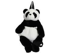 Sac à dos Panda en peluche - Matériau souple de grande capacité, design de