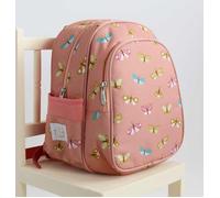 A Little Lovely Company – Sac à dos enfant Papillons – Poche isotherme – Rose TU