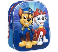 Sac à dos Paw Patrol pour enfants avec motif 3D Chase et Marshall - Sac à dos d'école pour garçons et filles fans de Paw Patrol, idéal pour la garderie et les voyages