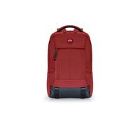 Sac Ã dos PC pour ordinateur portable moderne & confortable base rÃ©sitante Ã l'eau Port Designs Torino II Rouge 15 L