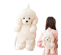 Sac À Dos Peluche Animal - Sac À Bandoulière Animaux En Peluche,Sac Doux En Forme De Chien Adorable Pour École, Femmes, Voyage et Usage Quotidien
