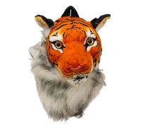 Sac à Dos Peluche Enfant 35CM Sac à Dos Tête de Tigre 3D Dessin Animé Maternelle Cartable École Jouets Sac à Dos en Peluche Mignon Léger Ecole Garderie Sac pour Fille Garçon